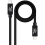 Nanocable Cable USB 4 Gen 3x2 40Gbps 240W USB-C a USB-C 1m Negro
